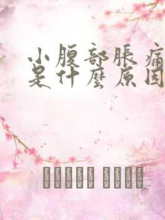 小腹部胀痛尿频是什么原因
