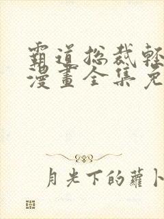 霸道总裁轻轻爱漫画全集免费看