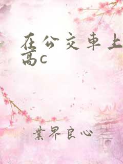 在公交车上达到高c