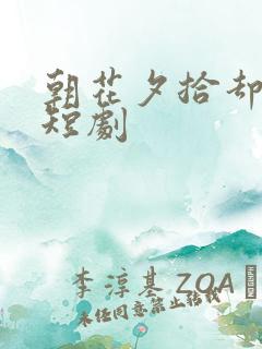 朝花夕拾却已迟短剧