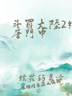 斗罗大陆2绝世唐门中