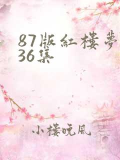 87版红楼梦第36集