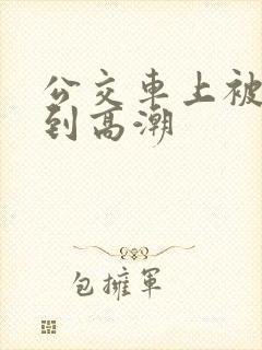 公交车上被人摸到高潮