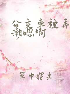 公交车被弄到高潮嗯啊