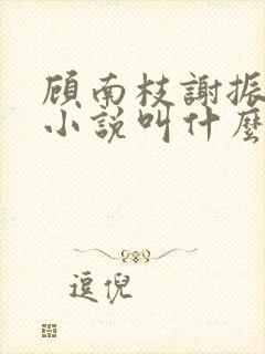 顾南枝谢振庭的小说叫什么
