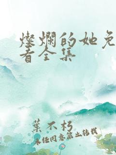 灿烂的她免费观看全集