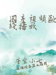 国产视频欧美在线播放