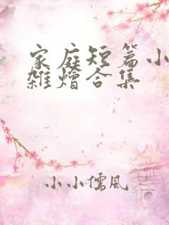 家庭短篇小说大杂烩合集