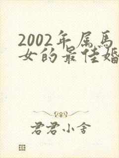 2002年属马女的最佳婚配对象