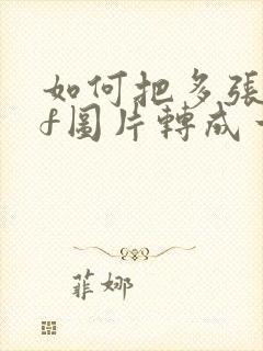 如何把多张pdf图片转成一个pdf文件