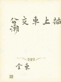 公交车上插入高潮
