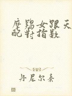 摩羯女跟天秤男配对指数