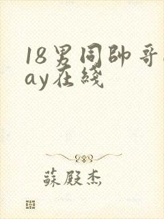18男同帅哥gay在线