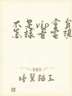 不是vip会员怎样看电视剧
