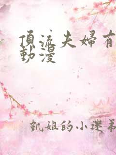 顶流夫妇有点甜动漫