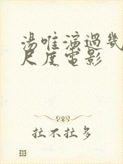 汤唯演过几部大尺度电影