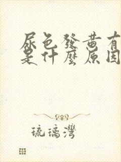 尿色发黄有异味是什么原因