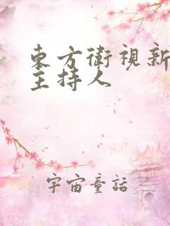 东方卫视新闻女主持人