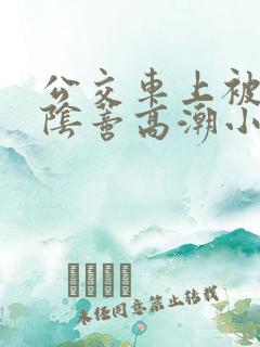 公交车上被吸舔阴蒂高潮小说