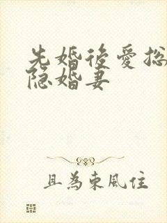 先婚后爱总裁的隐婚妻