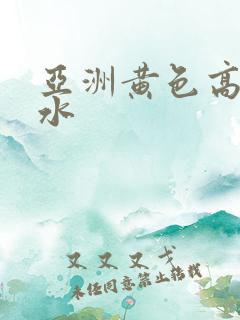 亚洲黄色高潮喷水
