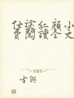 仕途红颜小说免费阅读全文