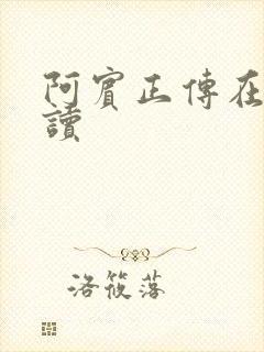 阿宾正传在线阅读