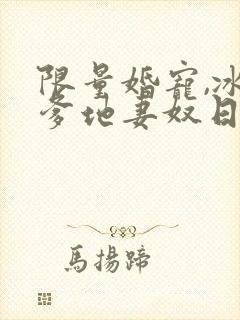 限量婚宠,冰山爹地妻奴日常100完整版