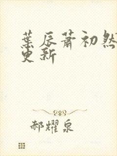叶辰萧初然手写更新
