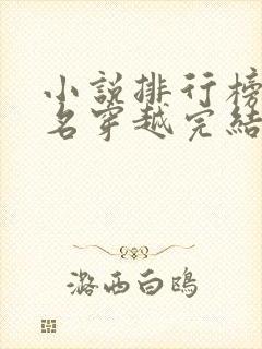 小说排行榜前十名穿越完结