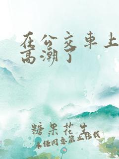 在公交车上被插高潮了
