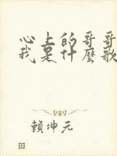 心上的哥哥等着我是什么歌