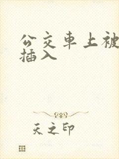 公交车上被别人插入
