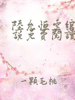 陆允恒云绾的小说免费阅读