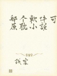 哪个软件可以看原耽小说