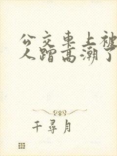 公交车上被陌生人蹭高潮了