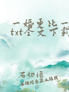 一婚更比一婚高txt全文下载
