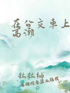 在公交车上被摸高潮