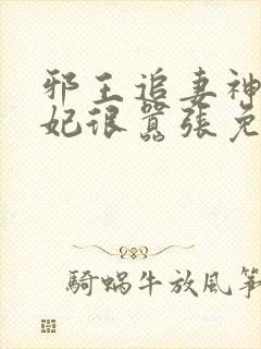 邪王追妻神医狂妃很嚣张免费