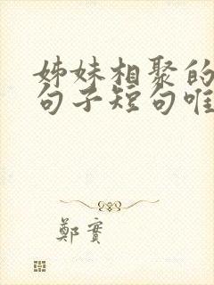 姊妹相聚的经典句子短句唯美