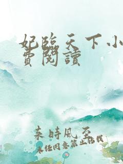 妃临天下小说免费阅读