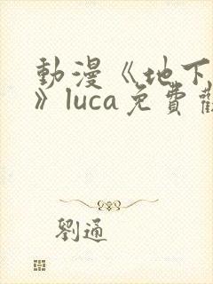 动漫《地下偶像》luca免费观看