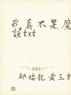 我真不是魔神小说txt