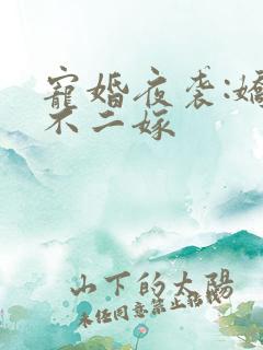宠婚夜袭:娇妻不二嫁