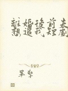 离婚后前夫总是想追我短剧