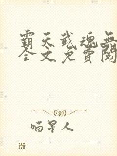 霸天武魂无弹窗全文免费阅读