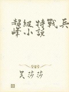 超级特战兵王张峰小说