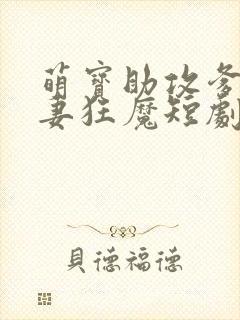 萌宝助攻爹地宠妻狂魔短剧免费观看