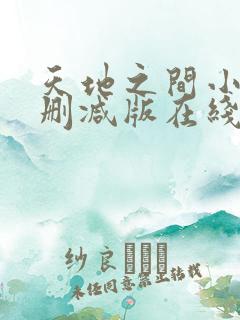 天地之间小说无删减版在线阅读