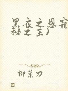 黑夜之恩宠(诡秘之主)